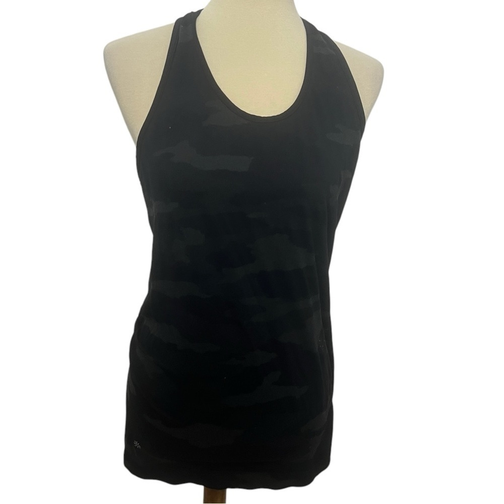 Athleta Size L Camouflage Racerback Activewear Sleeveless